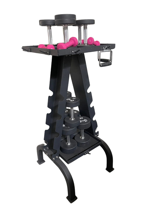 Accessory Rack - Muscle D Fitness - Sturdy Cable Attachment Storage ST-AR-S  ST-AR-B