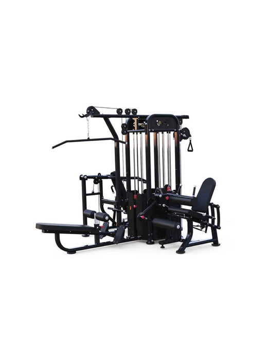 4 Stack Megatron Compact Multi-Gym - Muscle D Fitness - Space Saving - leg Extension, Leg Curl, Lat Pull, Low Row, Multi-Press Megatron Multi-Function Equipment  Multi-Gym / Jungle Gym MT-MG4