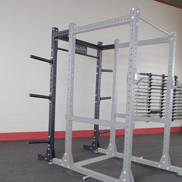 Body Solid Commercial Extended Double Power Rack Package SPR1000DBBACK