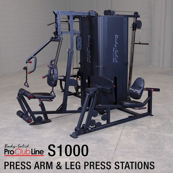 Body Solid Pro Clubline 4-Stack Gym S1000