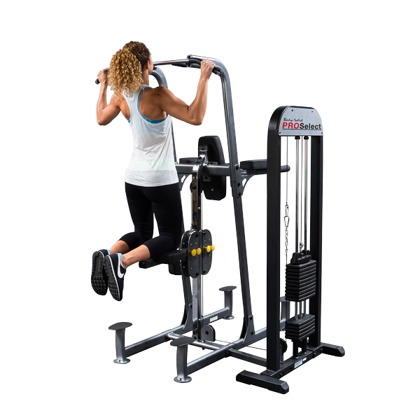Body Solid Pro-Select Weight Assisted Chin-Dip Machine FCD-STK
