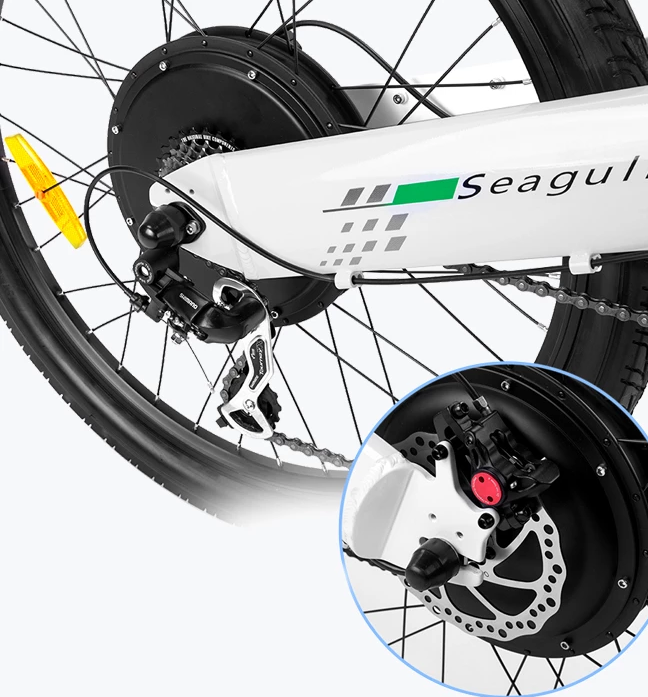 Ecotric Seagull 48V/13Ah 1000W Electric Mountain Bike SEAGULL26S900USB
