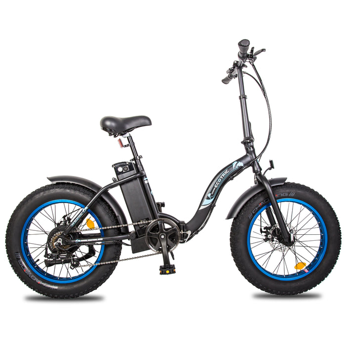 Ecotric Dolphin 36V/13Ah 500W 7 Speed Folding Fat Tire Electric Bike Dolphin