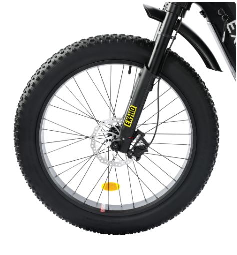Ecotric 26 inch 48V/13Ah 750W Fat Tire Explorer Electric Bike with Rear Rack