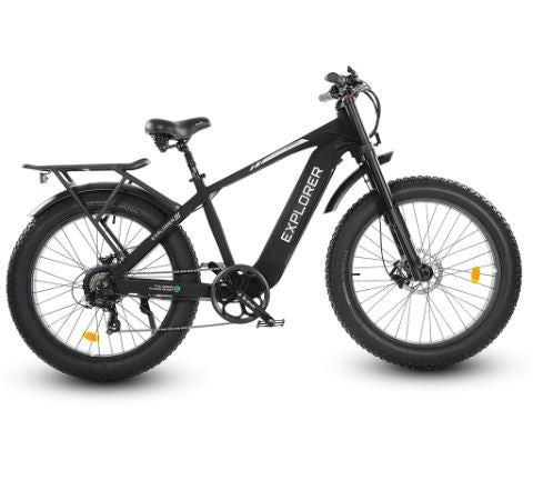 Ecotric 26 inch 48V/13Ah 750W Fat Tire Explorer Electric Bike with Rear Rack