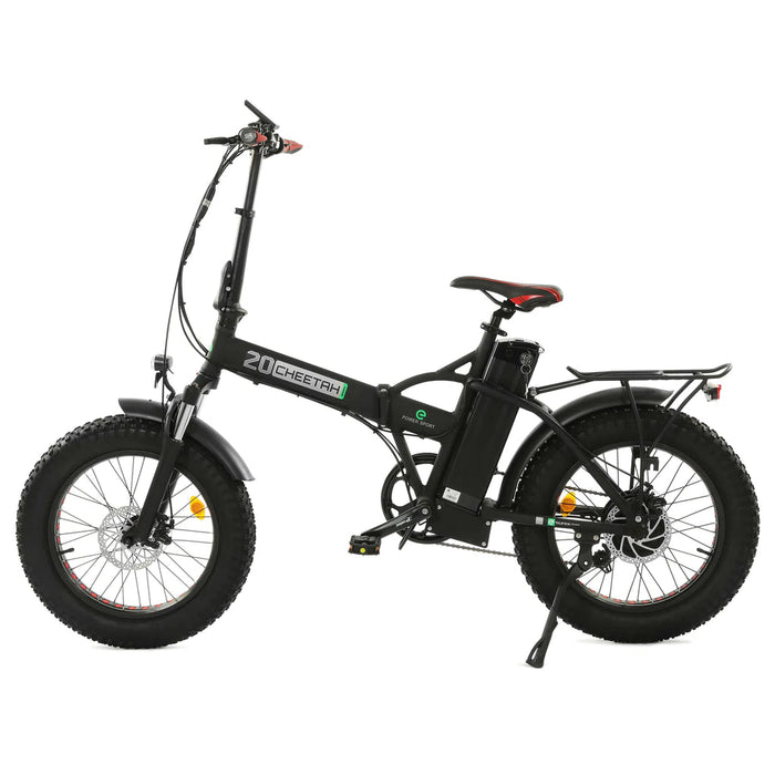 Ecotric 48V Fat Tire Portable and Folding Electric Bike with color LCD display FAT20850C
