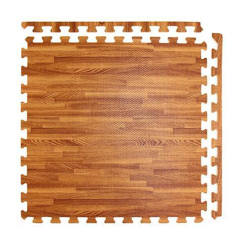 Element Fitness Wood Finish Interlocking Floor Mats E-1715 - Cardio Nation