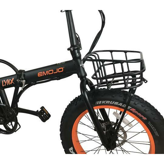 Emojo Electric Bike Accessories Metal Standard Basket (LYNX , LYNX Pro and Wildcat)