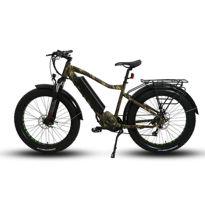 Eunorau 48V1000W All Terrain Suspension Fat Tire Electric Mountain Bike Electric Hunting/Fishing Bike Fat-HD
