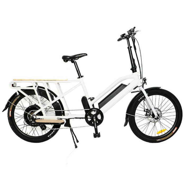 Eunorau 48V750W Electric Long Trail Cargo Bike for Family Wagon or Ubereats Delivery MAX-CARGO