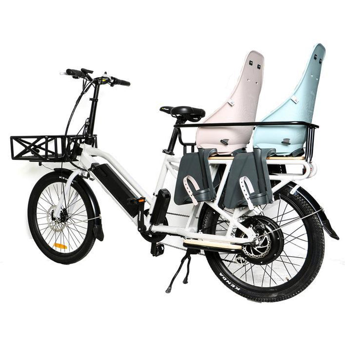 Eunorau 48V750W Electric Long Trail Cargo Bike for Family Wagon or Ubereats Delivery MAX-CARGO