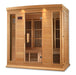 Golden Designs Maxxus Low EMF FAR Infrared Sauna Canadian Hemlock MX-K406-01 - Cardio Nation