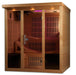 Golden Designs "Monaco Elite" 6-person PureTech™ Near Zero Far Infrared Sauna Canadian Hemlock GDI-6996-01 - Cardio Nation