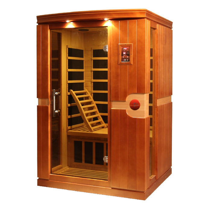 Golden Designs Dynamic "Venice" 2-person Low EMF Far Infrared Sauna DYN-6210-01 - Cardio Nation