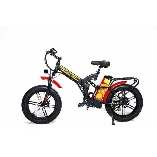 GREENBIKE ELECTRIC MOTION 48 V/15 Ah/750 W Fat Tire Electric Folding Bike Big Dog Off Road 2021 Edition HF20C FS