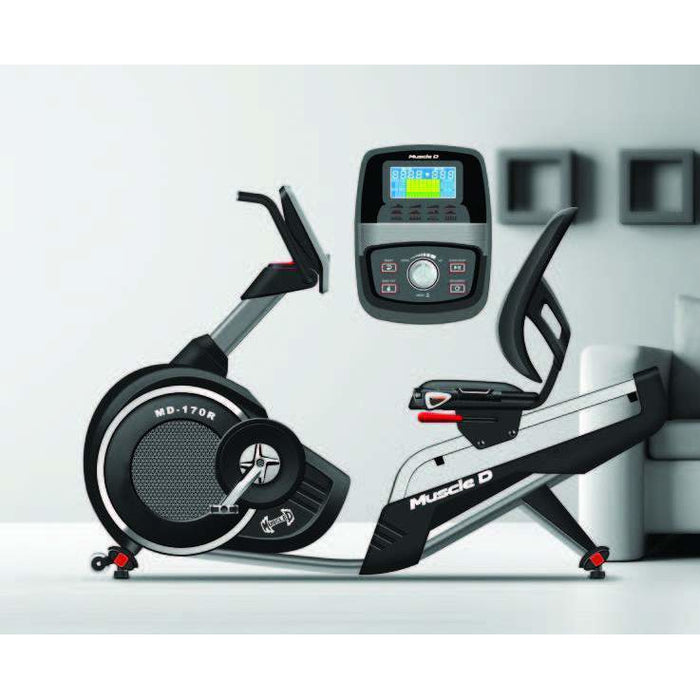 Muscle D Deluxe Home Recumbent Bike MD-170R - Cardio Nation