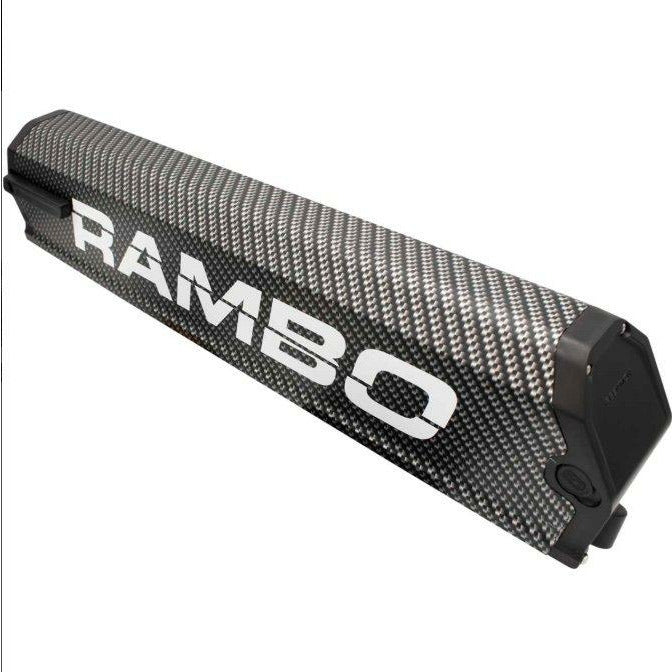 Rambo Electric Bike Accessory Battery 14. 4AH Carbon, Black And Truetimeber Viper Western Camo