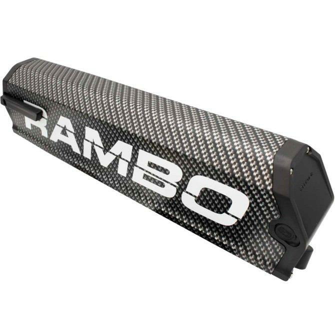 Rambo Electric Bike Accessory Battery 11. 6Ah Carbon, Black & Truetimber Viper Western Camo