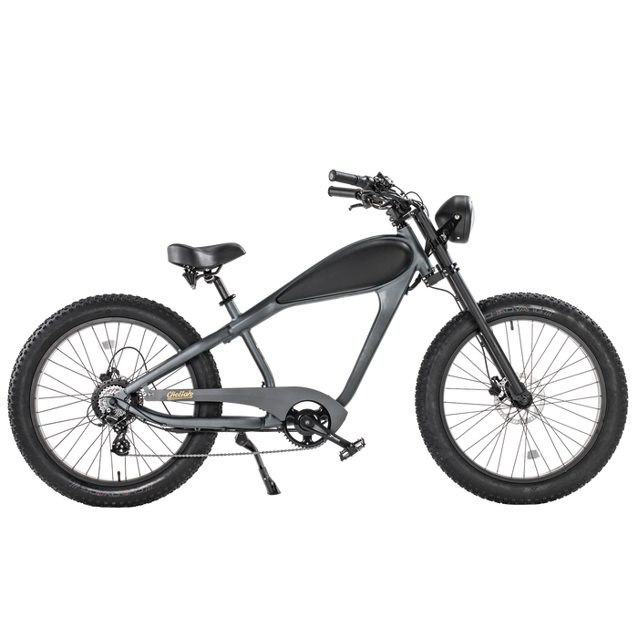 Revi Bikes Cafe Racer 48V 13-17.5Ah 750W Fat Tire Electric Bike Cheetah