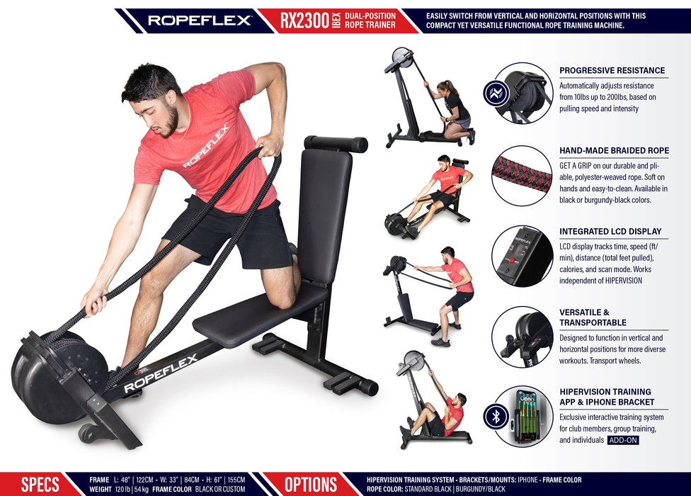 Ropeflex Ibex Dual Position Rope Trainer RX2300