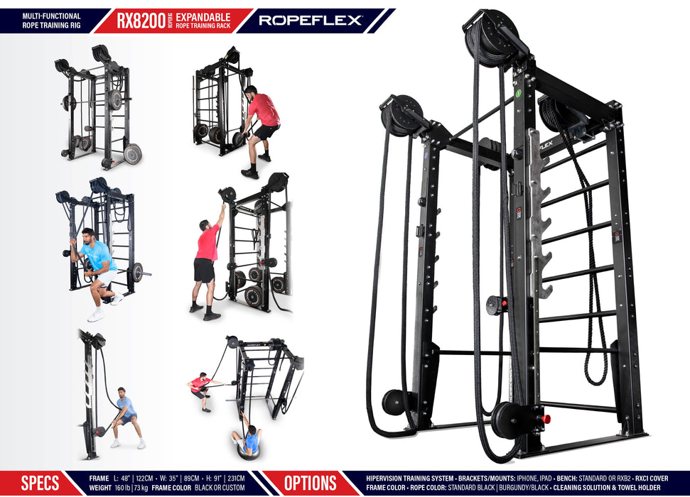 Ropeflex Multi-Functional Rope Training Rig RX8200